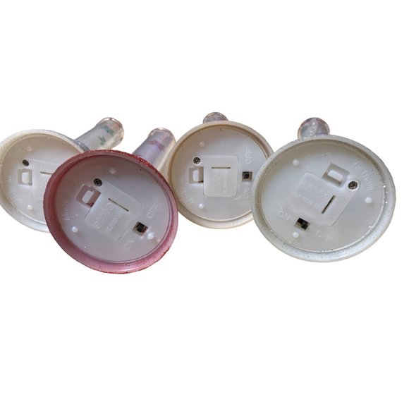 Christmas Candles 4 Battery Operated Plastic Color Changing Decor - Picture 4 of 8